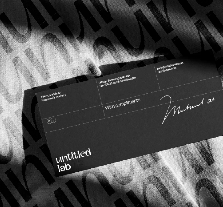 Brand Identity for Untitled Lab, H&M Group by Ensemble